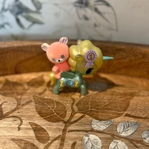 Tokidoki Carnival Unicorno Metallico Series PREMIA chaser HTF Flocked Bear